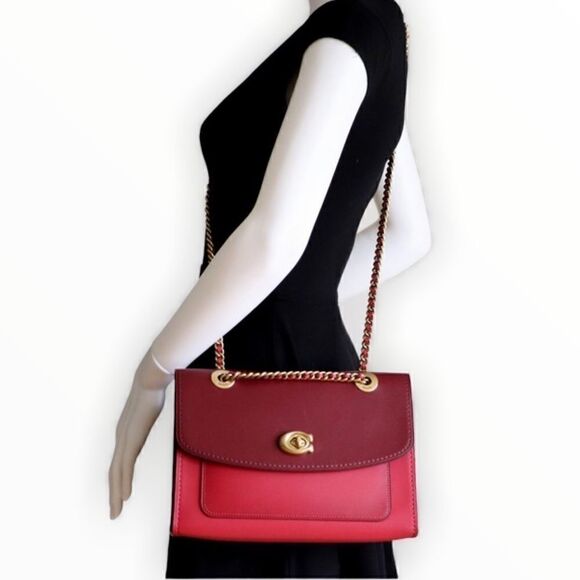 COACH Parker ColorBlock Shoulder Bag - Picture 4 of 16